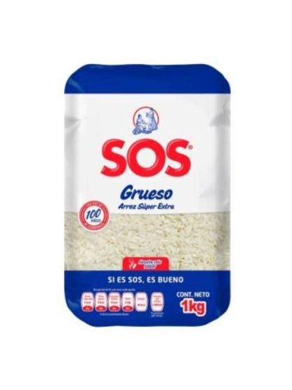 ARROZ SOS AZUL TIPO MORELOS BOLSA 1 KILOGRAMO