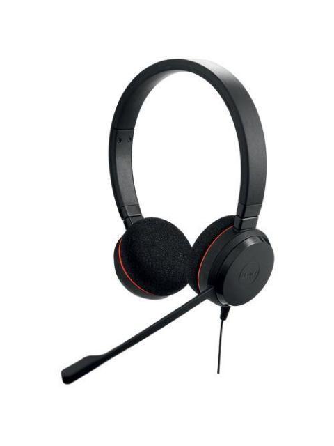 AUDIFONOS JABRA EVOLVE 20 UC STEREO ALAMBRICO CON MICROFONO USB NEGERO 4999-829-209