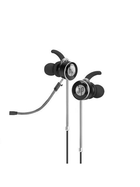 AUDIFONOS NEGRO HP DHE7004 STEREO DEEP BASS CON MICROFONO PLAY-PAUSA AVANZAR ENTRADA AUXILIAR 3.5MM - FUNCION MANOS LIBRES PARA HABLAR POR CELULAR - Image 3