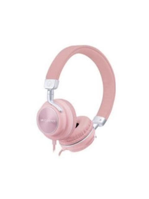 AUDIFONOS ON EAR LF ACOUSTICS FEEL ROSA ALAMBRICO 1.1 M