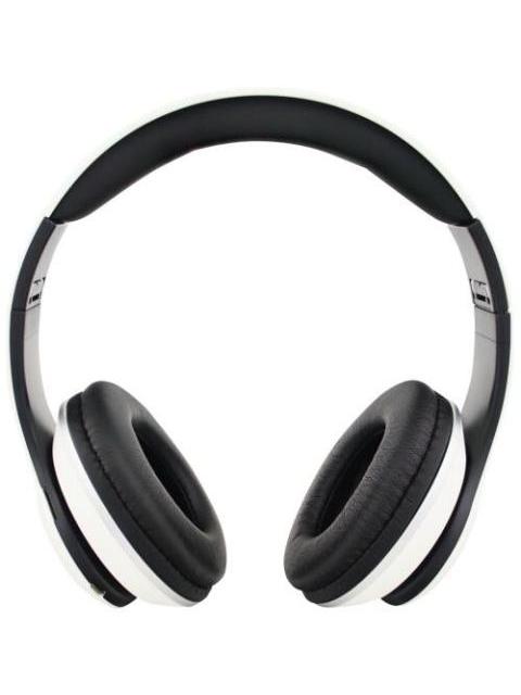 AUDIFONOS OVEREAR BLUETOOTH NBH01 SONIDO HIFI 3.5MM RADIO FM MICRO SD 3.5MML MANOS LIBRES RUBBERIZED BLANCO