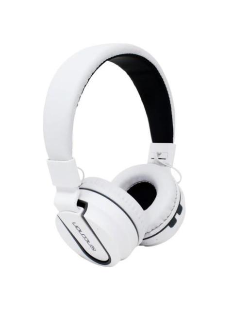 AUDIFONOS OVEREAR BLUETOOTH NBH05 MEGA BASS RADIO FM MICRO SD 3.5MML MANOS LIBRES RUBBERIZED BLANCO
