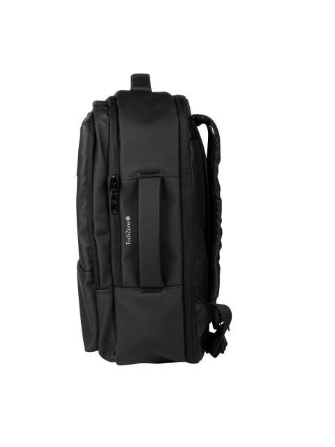 BACKPACK URBANBIZ TZLBP32 TECHZONE 16 RESISTENTE A SALPICADURAS 100 POLIESTER COLOR NEGRO GARANTIA LIMITADA DE POR VIDA. - Image 3