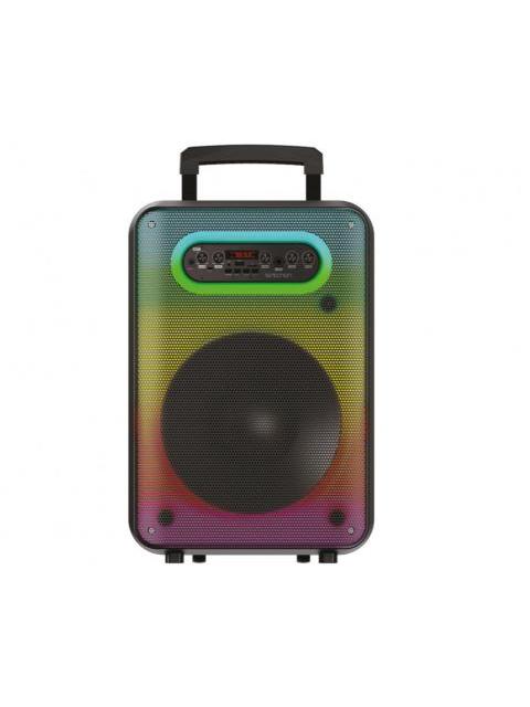 BAFLE KARAOKE NECNON BLUETOOTH 12 PULGADAS NB12F TWS INCLUYE MICROFONO ALAMBRICO CONTROL REMORO