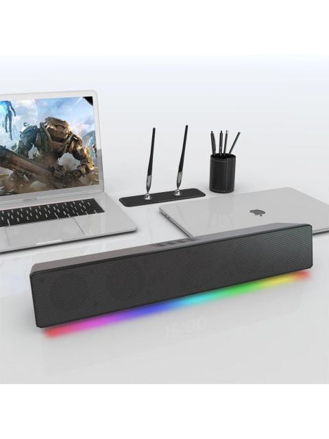 BALAM RUSH BARRA DE SONIDO GAMER GLIMM BAR BG585 BLUETOOTH ALAMBRICO-INALAMBRICO 10W RMS NEGRO - Image 4