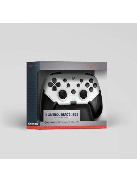 BALAM RUSH GAMEPAD KONTROL REACT G575 INALAMBRICO BLUETOOTH NEGRO-BLANCO - Image 4