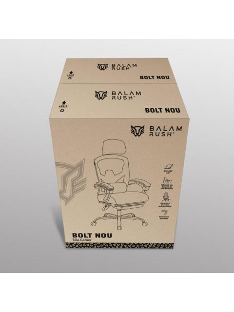 BALAM RUSH SILLA GAMER BOLT NOU B HASTA 130KG NEGRO - Image 8