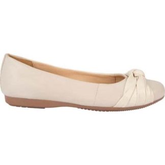 BALLERINA CON MOÑO BEIGE/HUESO FLEXI