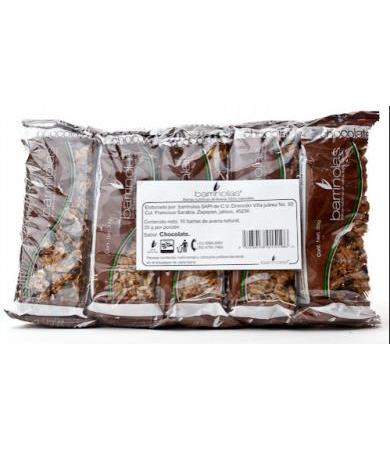 BARRA CON CHOCOLATE 35 G BARRINOLAS P 10