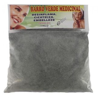 BARRO VERDE MEDICINAL 1KG.DESINFLAMACICATRIZAEMBELLEZE MAYAMEX