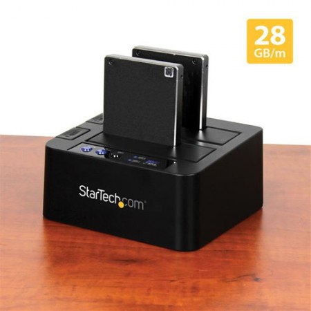 STARTECH  DOCKING STATION CON FUNCION DE COPIADO RAPIDO DE 2 BAHIAS USB 3.1 SATA 2.5-3.5 - Image 6