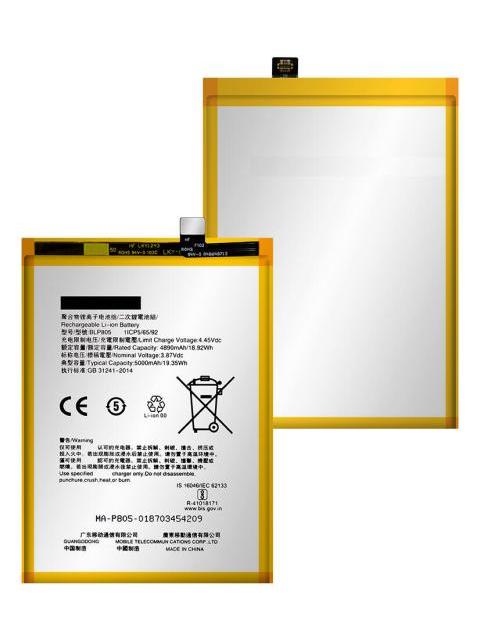 BATERIA PARA OPPO A54 5G CPH2195 A93 CPH2123 BLP805 4890MAH