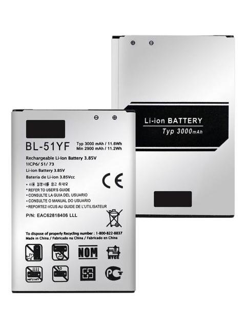 BATERIA PILA COMPATIBLE CON LG ZONE X180G BL-51YF 2900MAH