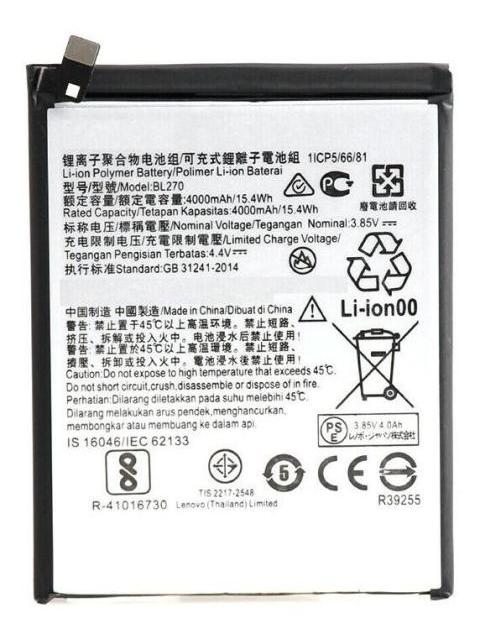 BATERIA PILA PARA G6 PLAY XT1922 E5 XT1944 BL270 4000MAH