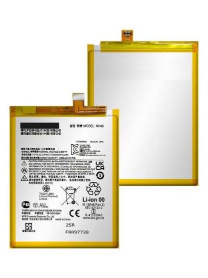 BATERIA PILA PARA MOTO E22 XT2239 E22I NH40 3900MAH