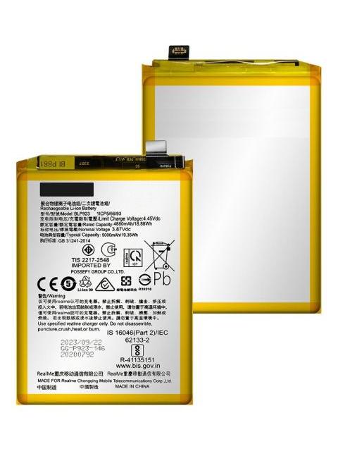 BATERIA PILA PARA OPPO A57 4G CPH2387 A77 5G BLP923 4880MAH