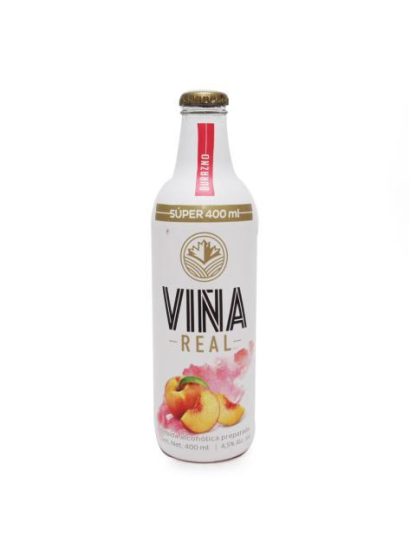 BEBIDA ALCOHOLICA VINA REAL DURAZNO BOTELLA 400 ML