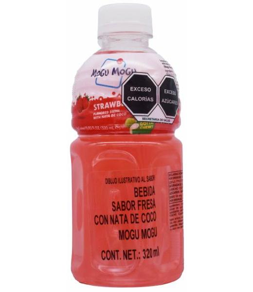 BEBIDA CON NATA DE COCO FRESA 320 ML MOGU MOGU
