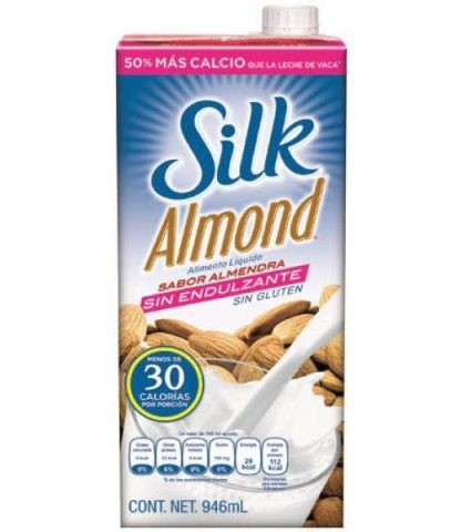 BEBIDA DE ALMENDRA SIN ENDULZANTE 946 ML SILK
