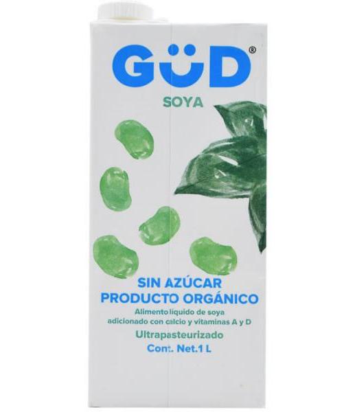 BEBIDA DE SOYA SIN AZUCAR 1 L GUD