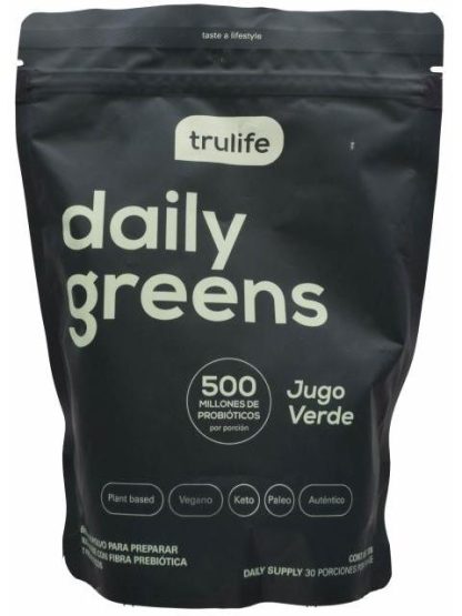 BEBIDA EN POLVO JUGO VERDE PROBIOTICOS 300 G TRULIFE