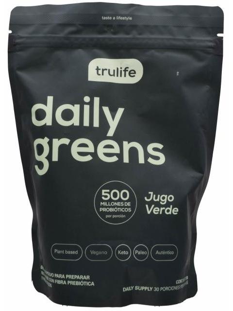 BEBIDA EN POLVO JUGO VERDE PROBIOTICOS 300 G TRULIFE