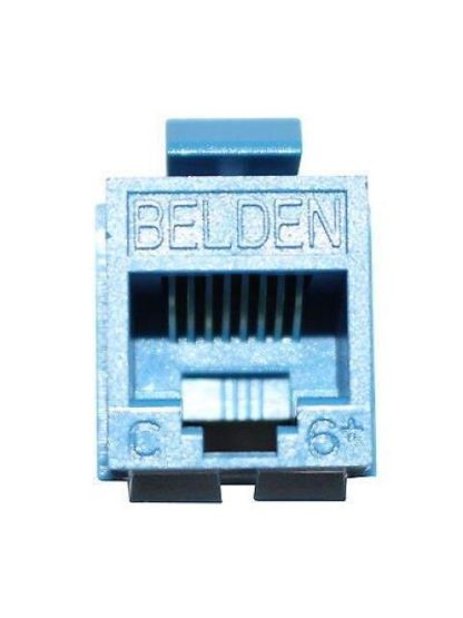BELDEN JACK DE RED CAT6 RJ-45 AZUL
