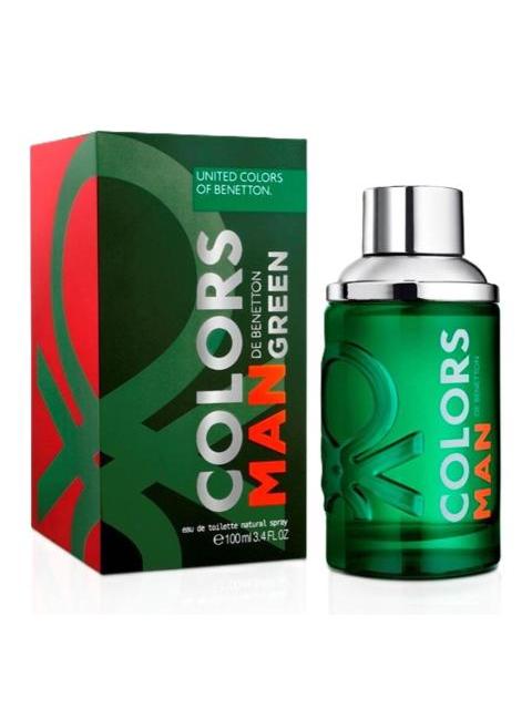 BENETTON COLORS MAN GREEN EDT 100 ML PARA HOMBRE