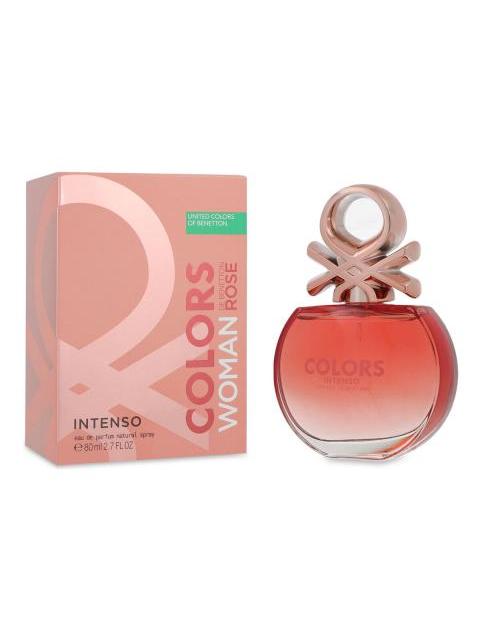 BENETTON COLORS ROSE INTENSO 80ML EDP SPRAY - DAMA