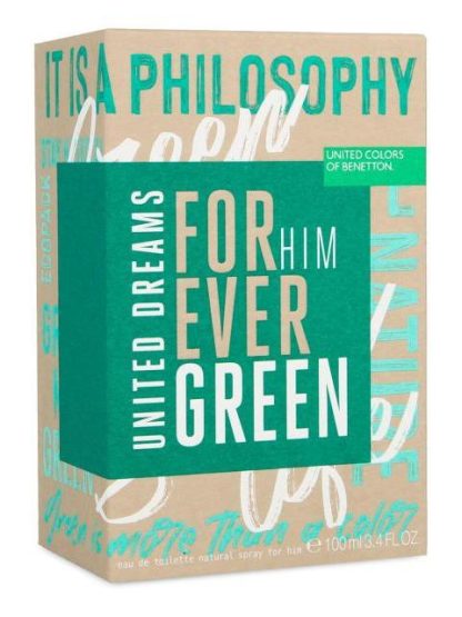 BENETTON UNITED DREAMS FOREVER GREEN HIM PERFUME CABALLERO - Image 4