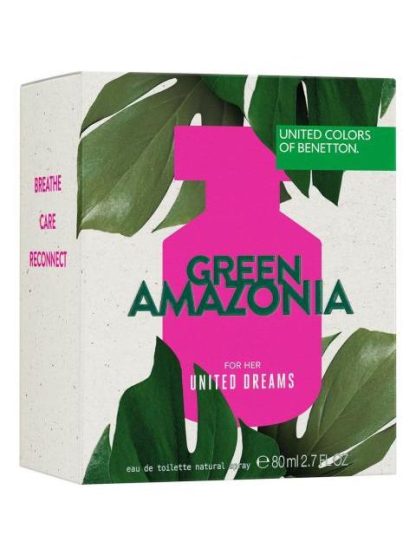 BENETTON GREEN AMAZONIA 80ML EDT - Image 2