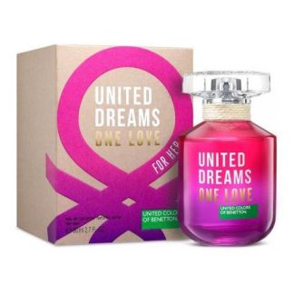 BENETTON ONE LOVE FOR HER 80ML EDT SPRAY