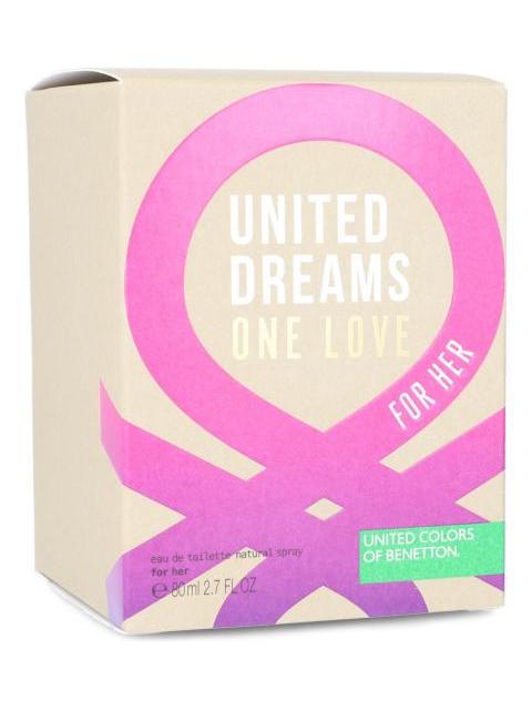 BENETTON ONE LOVE FOR HER 80ML EDT SPRAY - Image 3