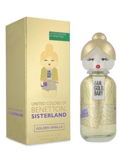 BENETTON SISTERLAND GOLDEN VANILLA 80ML EDP SPRAY - DAMA