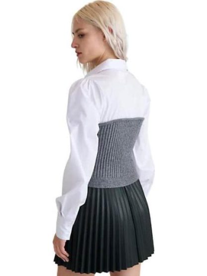 BLUSA CAMISERA BLANCO HOLLY LAND - Image 3