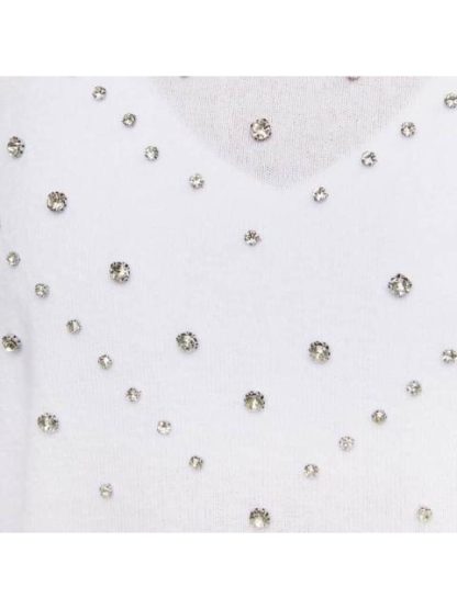BLUSA CON PEDRERIA BLANCO HOLLY LAND - Image 6
