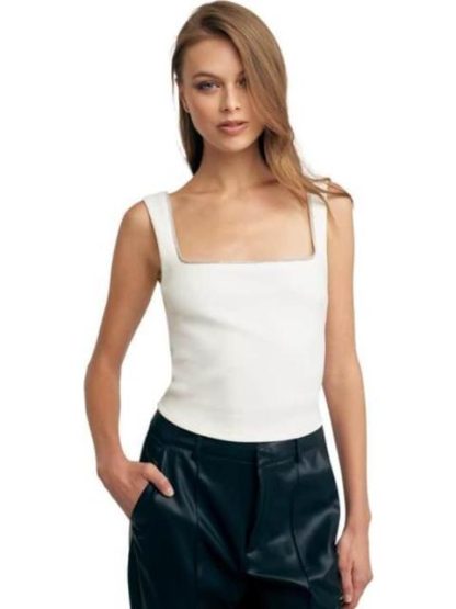 BLUSA SIN MANGAS MARFIL HOLLY LAND - Image 3