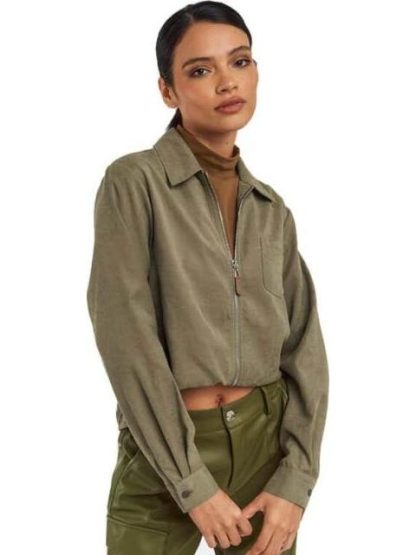 SOBRECAMISA CON CIERRE VERDE HOLLY LAND - Image 4