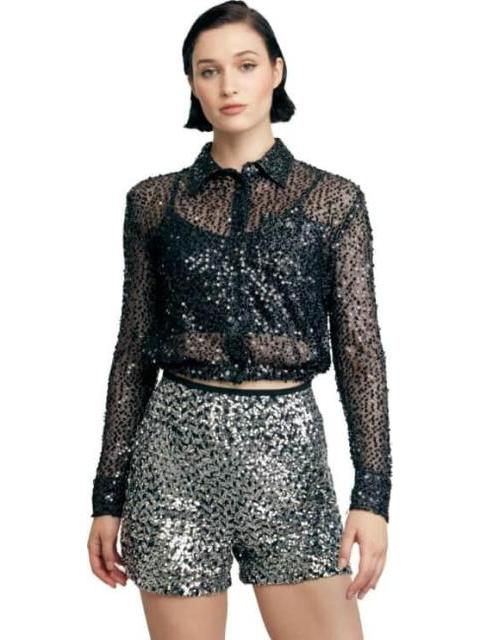 BLUSA DE LENTEJUELA NEGRO HOLLY LAND - Image 3
