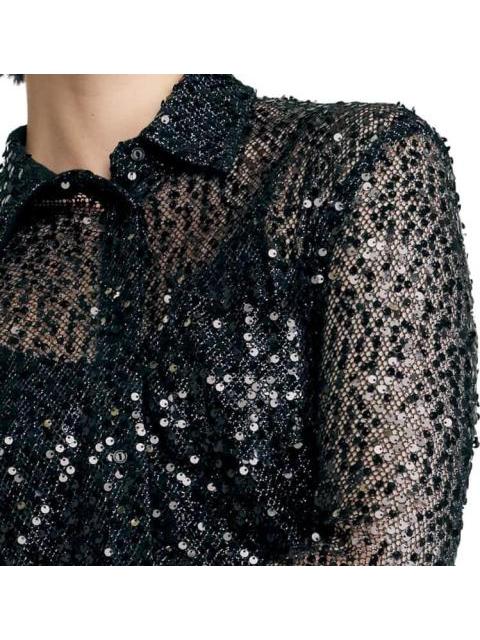 BLUSA DE LENTEJUELA NEGRO HOLLY LAND - Image 6