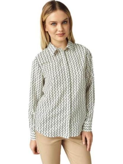 BLUSA ESTAMPADA HUESO HOLLY LAND - Image 4