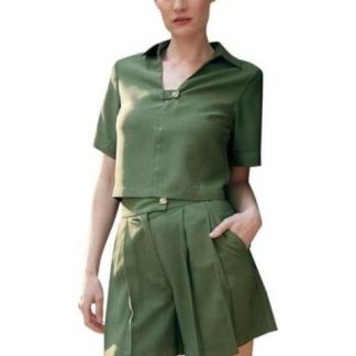 BLUSA LISA VERDE HOLLY LAND