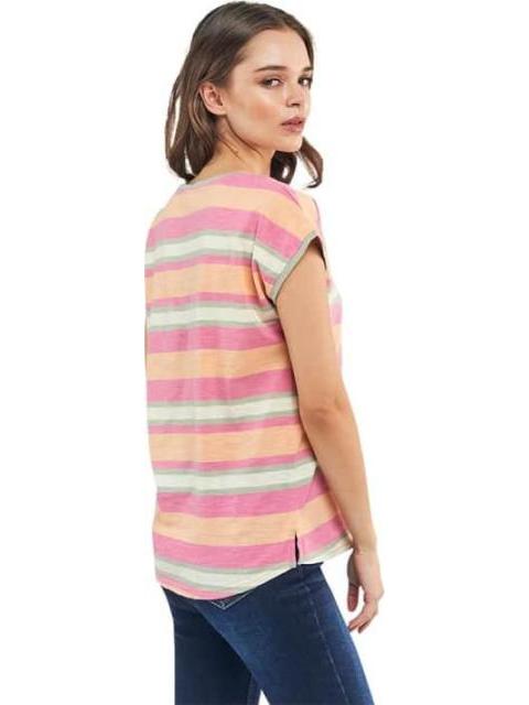 BLUSA RAYAS MANGA CORTA MULTICOLOR HOLLY LAND - Image 3