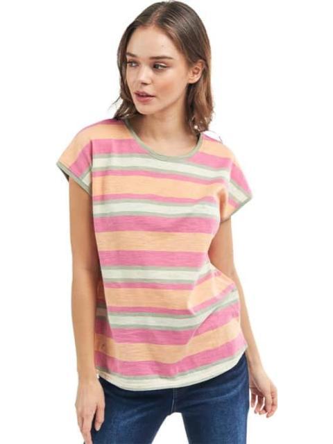 BLUSA RAYAS MANGA CORTA MULTICOLOR HOLLY LAND - Image 4