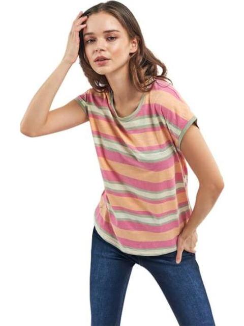 BLUSA RAYAS MANGA CORTA MULTICOLOR HOLLY LAND - Image 6