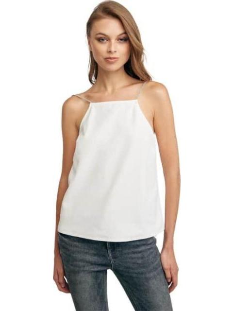 BLUSA TIRANTES CON BRILLOS MARFIL HOLLY LAND