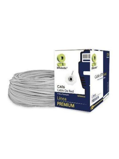 BOBINA DE CABLE BROBOTIX GRIS 062410 100M CAT6 - Image 3