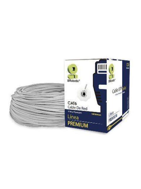 BOBINA DE CABLE BROBOTIX GRIS 062410 100M CAT6 - Image 3