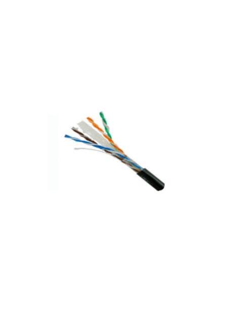 BOBINA SAXXON OUTPCAT6GCOPEXT 305 M NEGRO EXTERIOR CAT6 100 COBRE