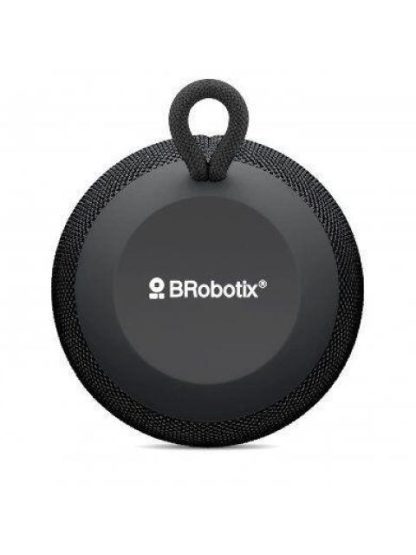 BOCINA BLUETOOTH BROBOTIX 263069 RADIO FM REDONDA NEGRO - Image 3